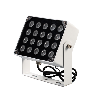 Projecteur infrarouge 20W pour surveillance / caméra - IP65, lampe de travail, 850nm, éclairage nocturne IR, projecteur LED