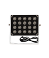 Projecteur infrarouge 20W pour surveillance / caméra - IP65, lampe de travail, 850nm, éclairage nocturne IR, projecteur LED