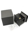 Applique 6W CUBIC PRO - IP65, noir, repiquable, ajustable, carrée, haut/bas, extérieur, source incluse