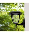 Applique solaire, design classique - 3000K+6000K, noir