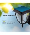 Applique solaire, design classique - 3000K+6000K, noir