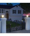 Luminaire de jardin solaire 15W, 2200lm - IP65, noir, Diamond, CCT, capteur RADAR, 3.2V, batterie incluse