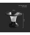 Luminaire de jardin solaire 15W, 2200lm - IP65, noir, Diamond, CCT, capteur RADAR, 3.2V, batterie incluse
