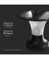 Luminaire de jardin solaire 15W, 2200lm - IP65, noir, Diamond, CCT, capteur RADAR, 3.2V, batterie incluse