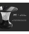 Luminaire de jardin solaire 15W, 2200lm - IP65, noir, Diamond, CCT, capteur RADAR, 3.2V, batterie incluse