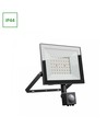 Projecteur 50W avec capteur - IP44, noir, lampe de travail, capteur PIR