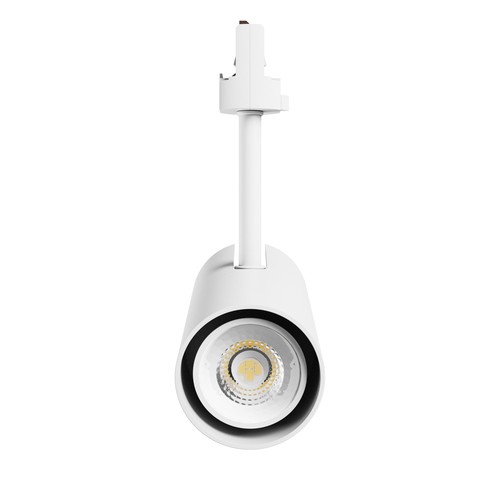 Spot sur rail triphasé MADARA LIBRA GU10 - Blanc, IP20 intérieur, sans source lumineuse