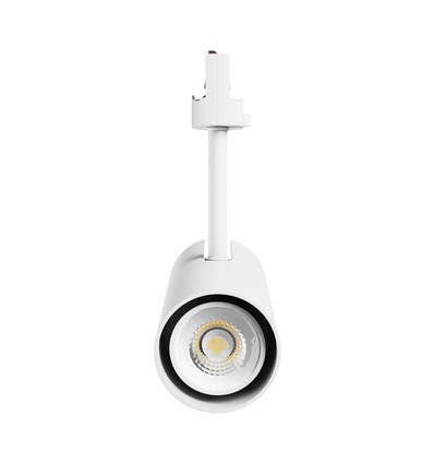 Spot sur rail triphasé MADARA LIBRA GU10 - Blanc, IP20 intérieur, sans source lumineuse