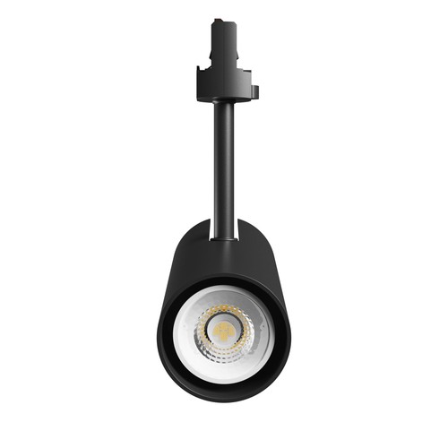 Madara Libra GU10 - sans source lumineuse pour rail triphasé, 230V, 65x160x232mm, noir