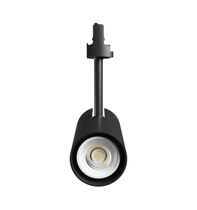 Madara Libra GU10 - sans source lumineuse pour rail triphasé, 230V, 65x160x232mm, noir
