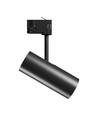 Madara Libra GU10 - sans source lumineuse pour rail triphasé, 230V, 65x160x232mm, noir