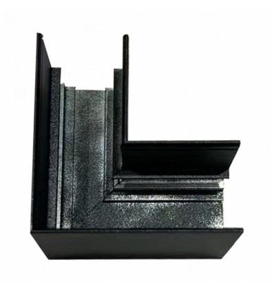 SHIFT - Connexion Horizontale Slim en L Noir