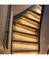 Kit ruban LED COB escalier 2x5m 12W/m - 24V DC, IP20, avec détecteur