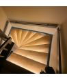 Kit ruban LED COB escalier 2x5m 12W/m - 24V DC, IP20, avec détecteur