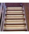 Kit ruban LED COB escalier 2x5m 12W/m - 24V DC, IP20, avec détecteur