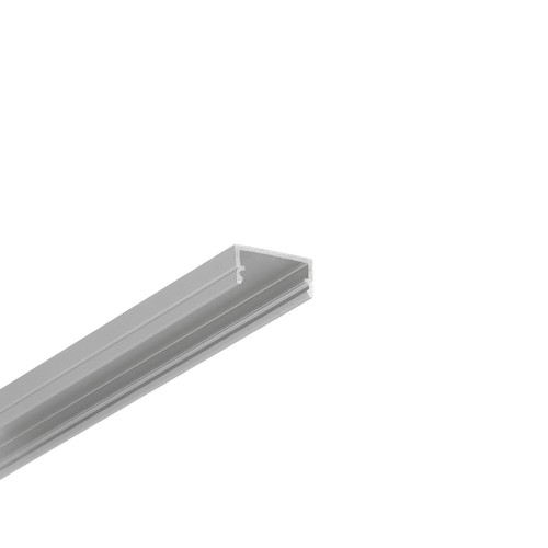 Profilé en aluminium 1m BEGTON12 J/S - Anodisé, en applique, rail LED