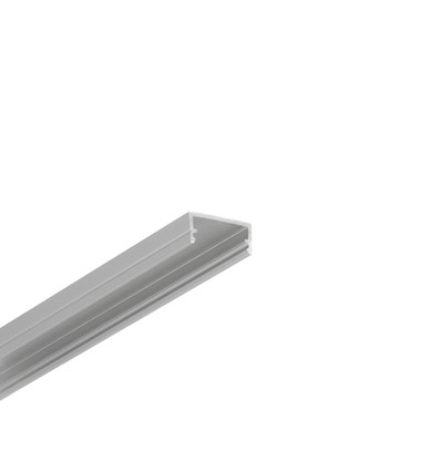 Profilé en aluminium 1m BEGTON12 J/S - Anodisé, en applique, rail LED