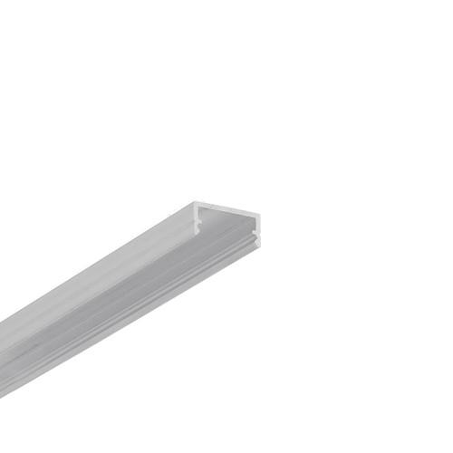 Profilé aluminium 1m BEGTON12 J/S - Aluminium brut, montage en saillie, rail LED