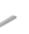 Profilé aluminium 1m BEGTON12 J/S - Aluminium brut, montage en saillie, rail LED