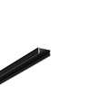 Profilé alu 1m BEGTON12 J/S - Anodisé noir, montage en applique, rail LED