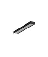 Profilé aluminium 2m BEGTON12 J/S - anodisé noir, montage en saillie, rail LED