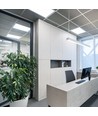 Dalle LED 60x60, 36W - Hauteur: 33mm, 120 lm/W, sans scintillement, bord blanc