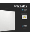 Dalle LED 60x60, 36W - Hauteur: 33mm, 120 lm/W, sans scintillement, bord blanc