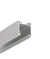 Profilé en aluminium 1m LINEA20 EE7F/TY - Anodisé, en saillie, rail LED