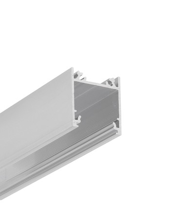 Profilé en aluminium LINEA20 EE7F/TY 1m - Aluminium brut, montage en applique, rail LED