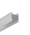 Profilé en aluminium LINEA20 EE7F/TY 1m - Aluminium brut, montage en applique, rail LED