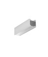 Profilé en aluminium LINEA20 EE7F/TY 1m - Aluminium brut, montage en applique, rail LED