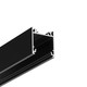 Profilé aluminium LINEA20 EE7F/TY 2m - Anodisé noir, montage en applique, rail LED