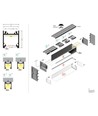 Profilé en aluminium LINEA20 EE7F/TY 2m - Blanc laqué, montage en applique, rail LED