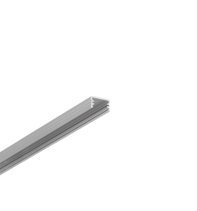 Profilé en aluminium 1m SLIM8 AC2/Z - Anodisé, en saillie, rail LED