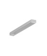 Profilé en aluminium 1m SLIM8 AC2/Z - Aluminium brut, montage en saillie, rail LED