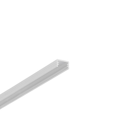 Profilé en aluminium 2m SLIM8 AC2/Z - Aluminium brut, montage en saillie, rail LED