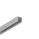 Profilé en aluminium 1m SMART10 AC2/Z - Anodisé, en saillie, rail LED
