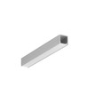 Profilé en aluminium 1m SMART10 AC2/Z - Anodisé, en saillie, rail LED