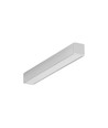 Profilé en aluminium 1m SMART10 AC2/Z - Aluminium brut, montage en applique, rail LED