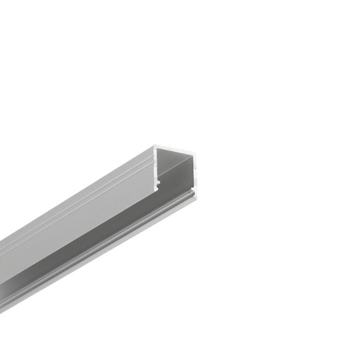 Profilé en aluminium 2m SMART10 AC2/Z - Anodisé, en saillie, rail LED