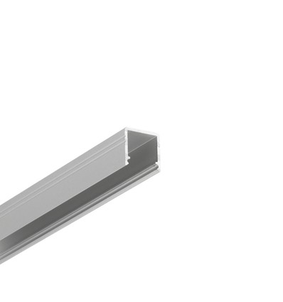 Profilé en aluminium 2m SMART10 AC2/Z - Anodisé, en saillie, rail LED