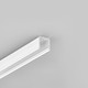 Profilé en aluminium 2m SMART10 AC2/Z - Blanc laqué, montage en applique, rail LED