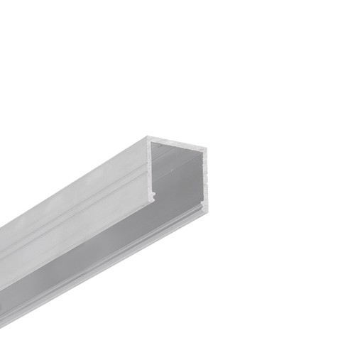 Profilé en aluminium 1m SMART16 BC3/U4 - Aluminium brut, montage en applique, rail LED