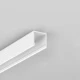 Profilé en aluminium 1m SMART16 BC3/U4 - Blanc laqué, montage en saillie, rail LED
