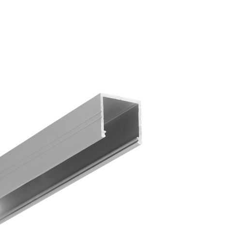 Profilé aluminium 2m SMART16 BC3/U4 - Anodisé, en saillie, rail LED
