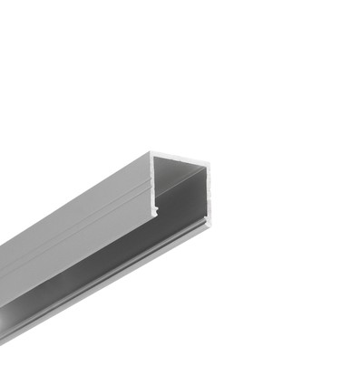 Profilé aluminium 2m SMART16 BC3/U4 - Anodisé, en saillie, rail LED