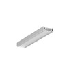 Profilé aluminium 1m SURFACE10 BC/UX - Anodisé, montage en applique, rail LED