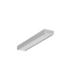 Profilé en aluminium 1m SURFACE10 BC/UX - Aluminium brut, montage en applique, rail LED
