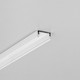 Profilé en aluminium 2m SURFACE10.V2 BC/U - Blanc laqué, montage en saillie, rail LED