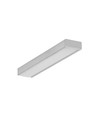 Profilé en aluminium 2m SURFACE10.V2 BC/U - Aluminium brut, montage en saillie, rail LED